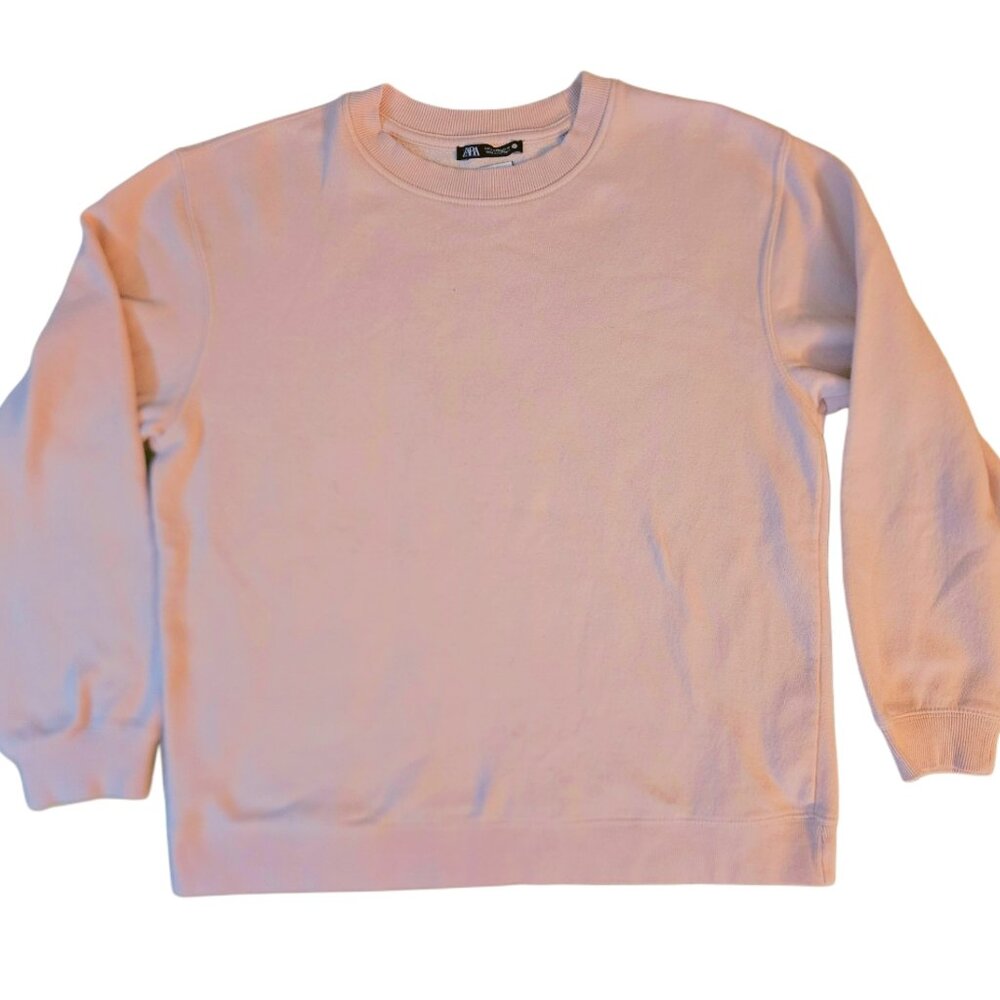Womans Zara Crew Neck Sweater Like New Size L Large